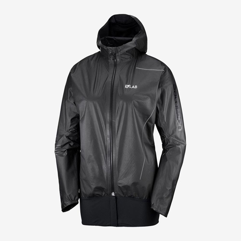 Women's Salomon S/LAB MOTIONFIT 360 Jackets Black | MCNABS-427