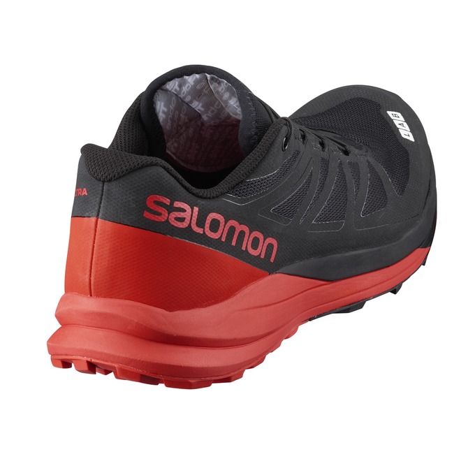 Women's Salomon S/LAB SENSE ULTRA Trail Running Shoes Black / Red | 7325TWCDP