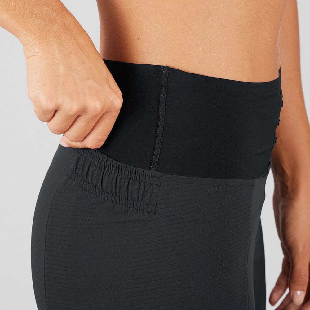 Women's Salomon S/LAB Shorts Black | LWGPFM-345