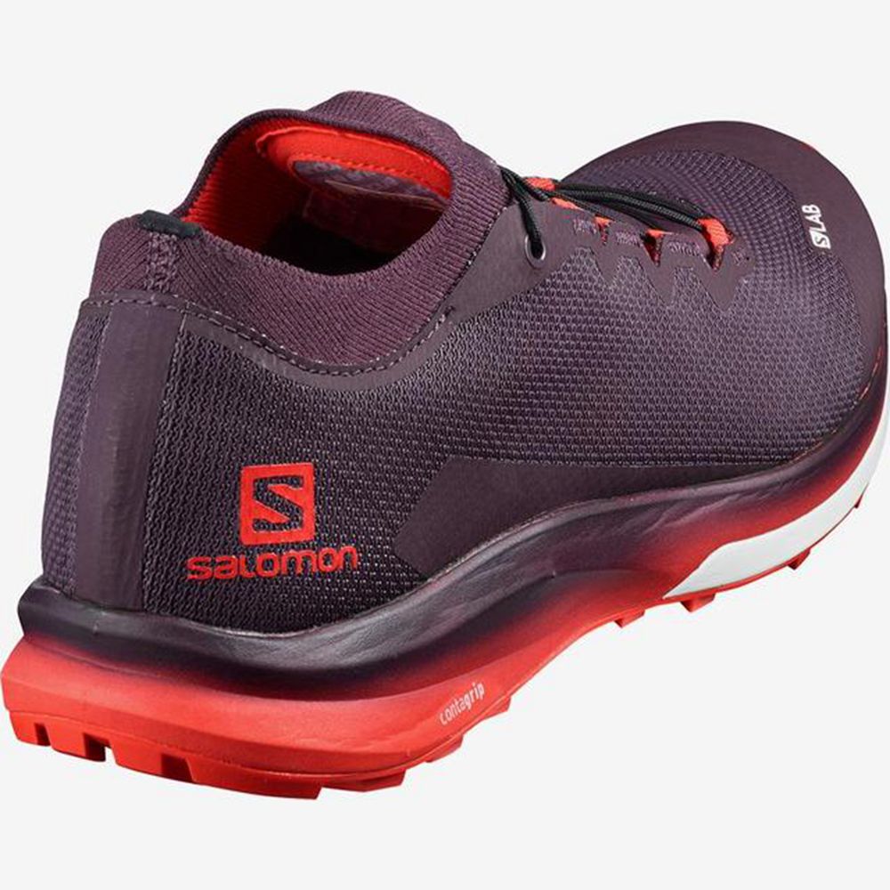 Women's Salomon S/LAB ULTRA 3 Trail Running Shoes Purple | 3719FSVYU