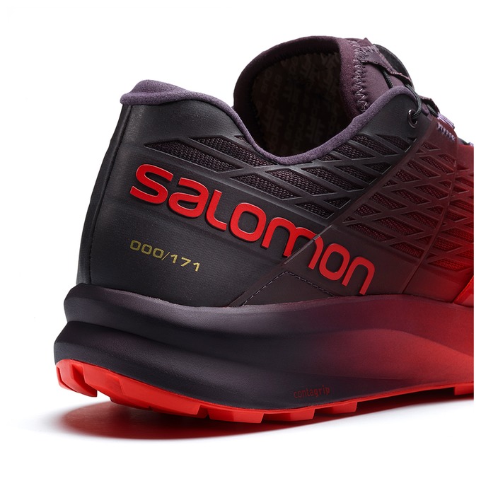 Women's Salomon S/LAB ULTRA LTD EDITION Trail Running Shoes Red / Purple | 8437ESNLO