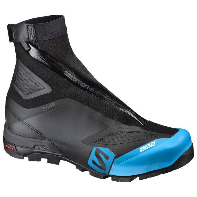 Women\'s Salomon S/LAB X ALP CARBON 2 GTX Hiking Boots Black / Blue | NBMTZG-250