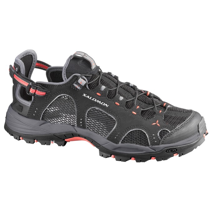 Women\'s Salomon TECHAMPHIBIAN 3 W Water Shoes Black | 8043DBRMK