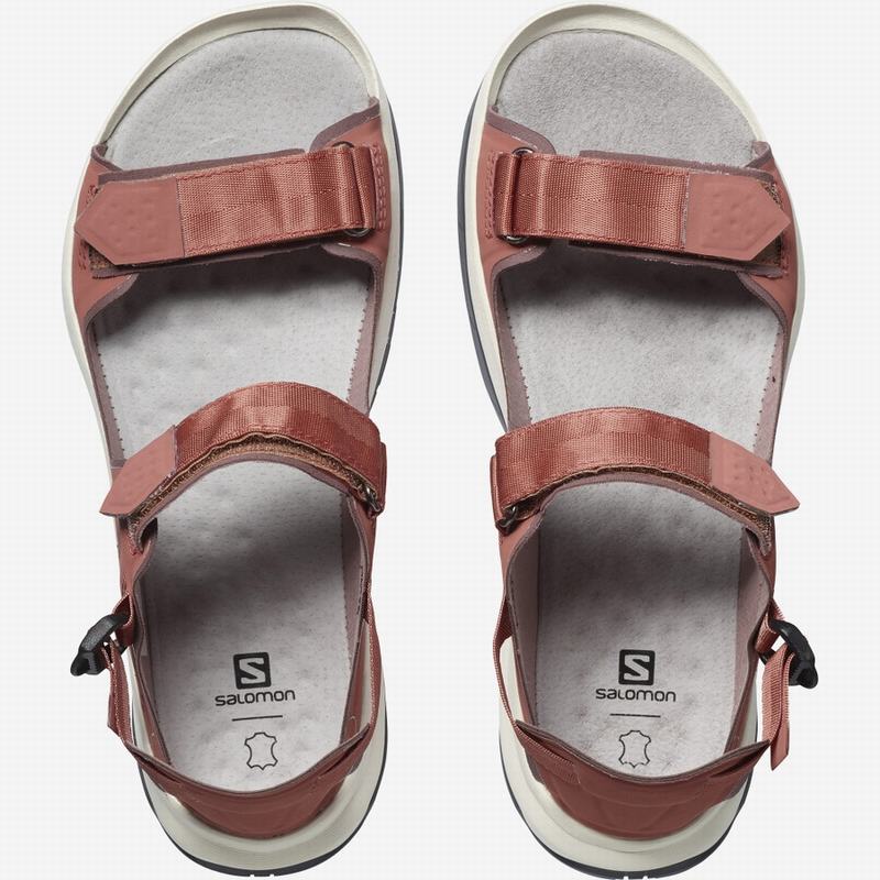 Women's Salomon TECH FEEL Sandals Apricot | IZQUPC-137