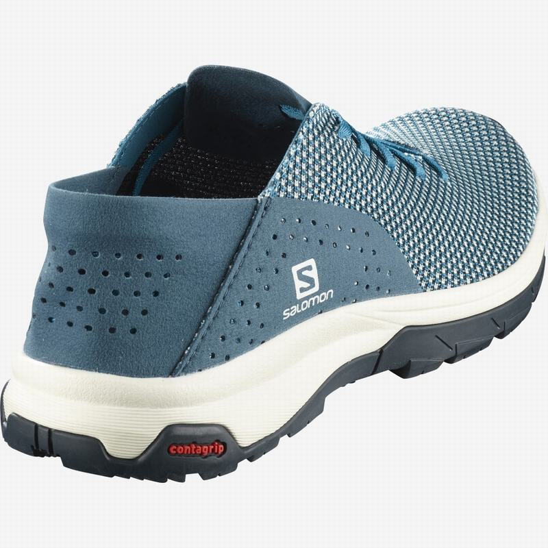 Women's Salomon TECH LITE Slippers Blue / Navy | KGRQHY-387