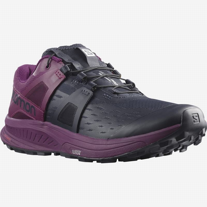 Women's Salomon ULTRA W /PRO Trail Running Shoes Purple | 0938PGTJL