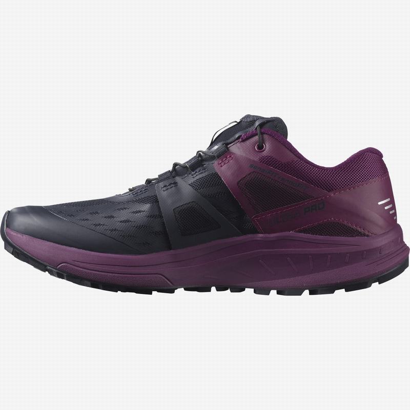 Women's Salomon ULTRA W /PRO Trail Running Shoes Purple | 0938PGTJL