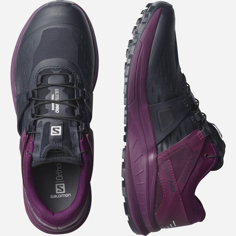 Women's Salomon ULTRA W /PRO Trail Running Shoes Purple | 0938PGTJL