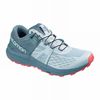 Women's Salomon ULTRA W /PRO Trail Running Shoes Dark Blue / Turquoise | 6527BDVKI