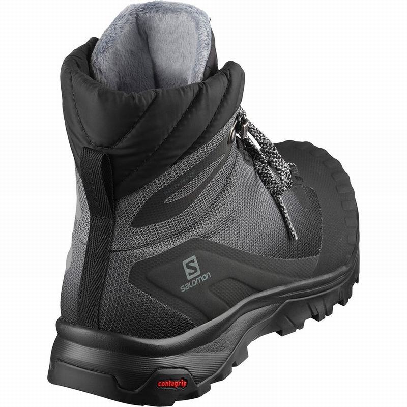 Women's Salomon VAYA BLAZE THINSULATE CLIMASALOMON WATERPROOF Winter Boots Black | 7182MUDYB