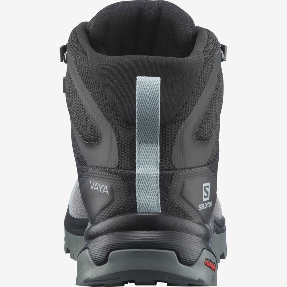 Women's Salomon VAYA MID GTX Hiking Shoes Gray | DRJNHL-041