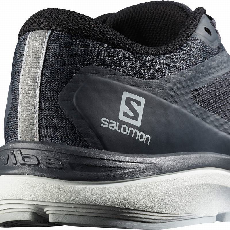 Women's Salomon VECTUR Running Shoes Grey / White | RNSKHQ-498