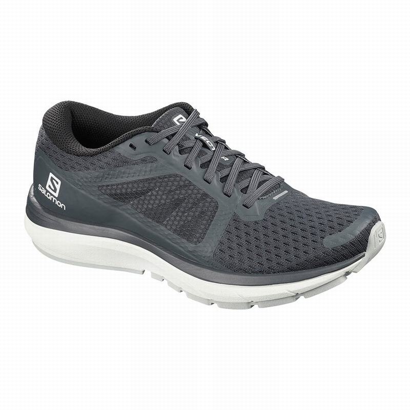 Women\'s Salomon VECTUR Running Shoes Grey / White | RNSKHQ-498