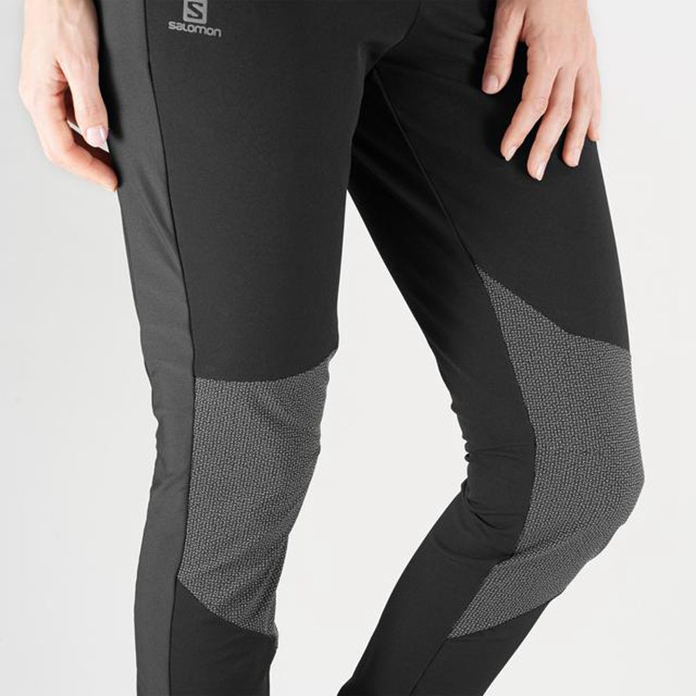 Women's Salomon WAYFARER AS Tights Black | HZJQTE-871