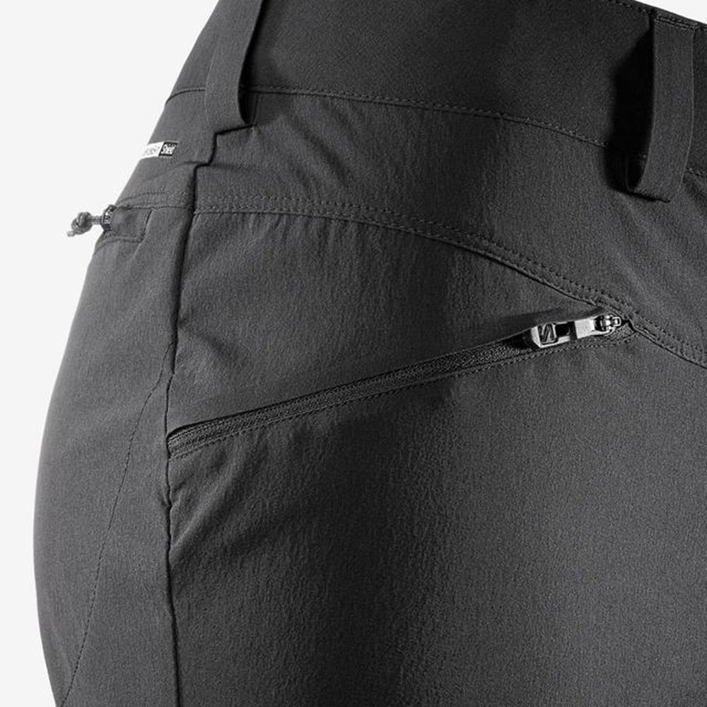 Women's Salomon WAYFARER STRAIGHT Pants Black | WFVXGT-219