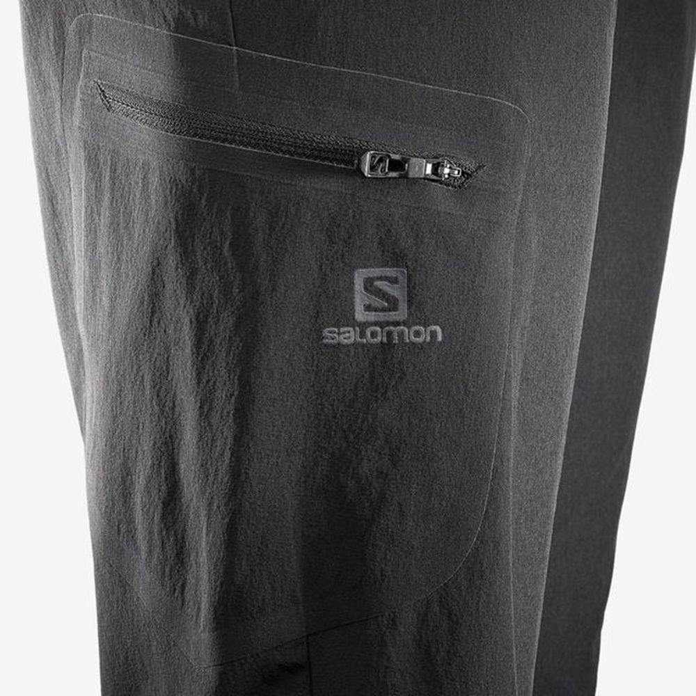 Women's Salomon WAYFARER STRAIGHT Pants Black | WFVXGT-219