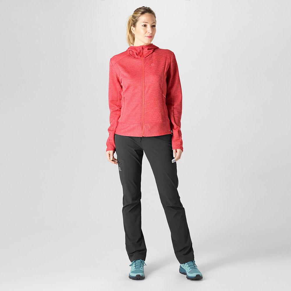 Women's Salomon WAYFARER STRAIGHT Pants Black | WFVXGT-219