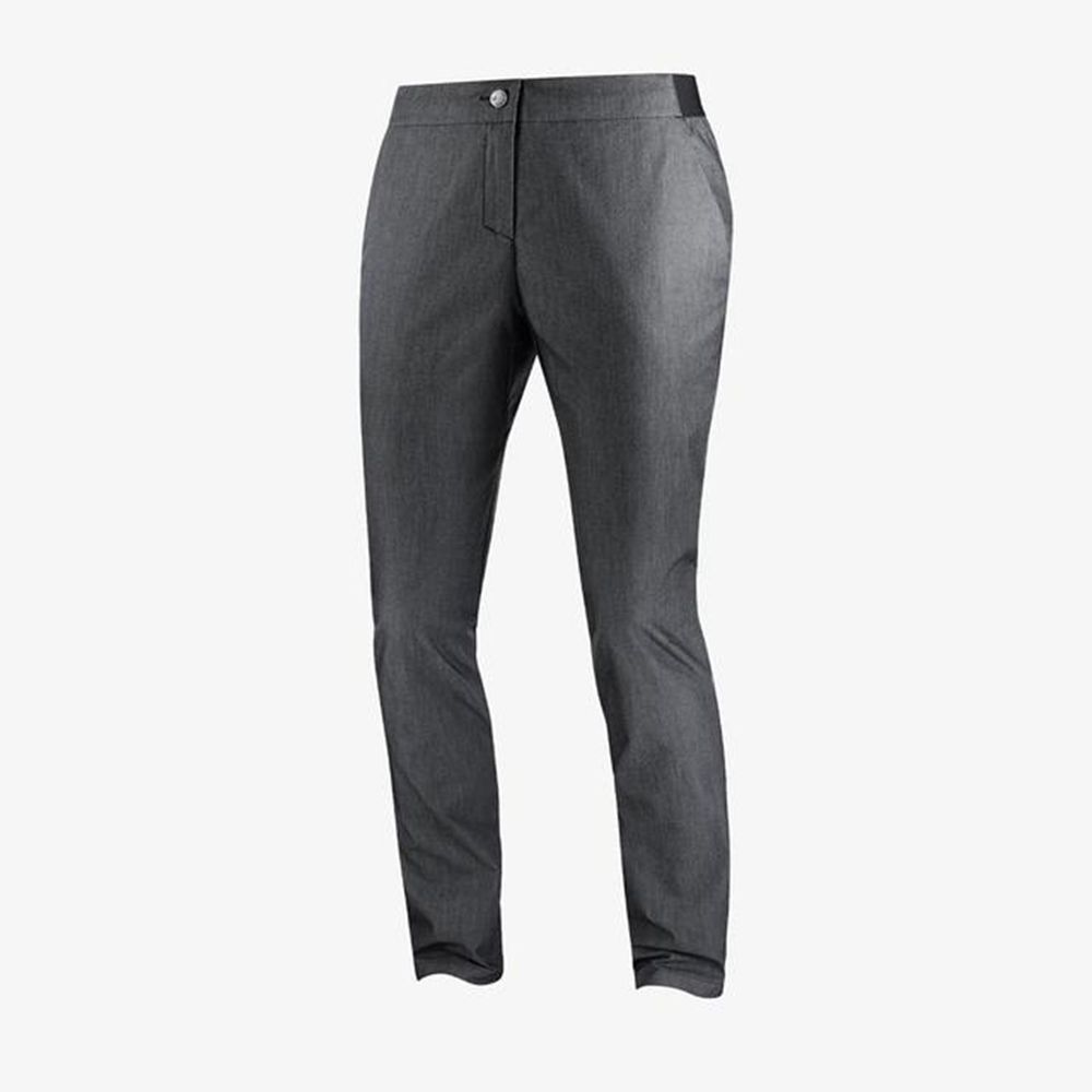 Women's Salomon WAYFARER TAPERED DENIM Pants Black | LPYMJZ-904