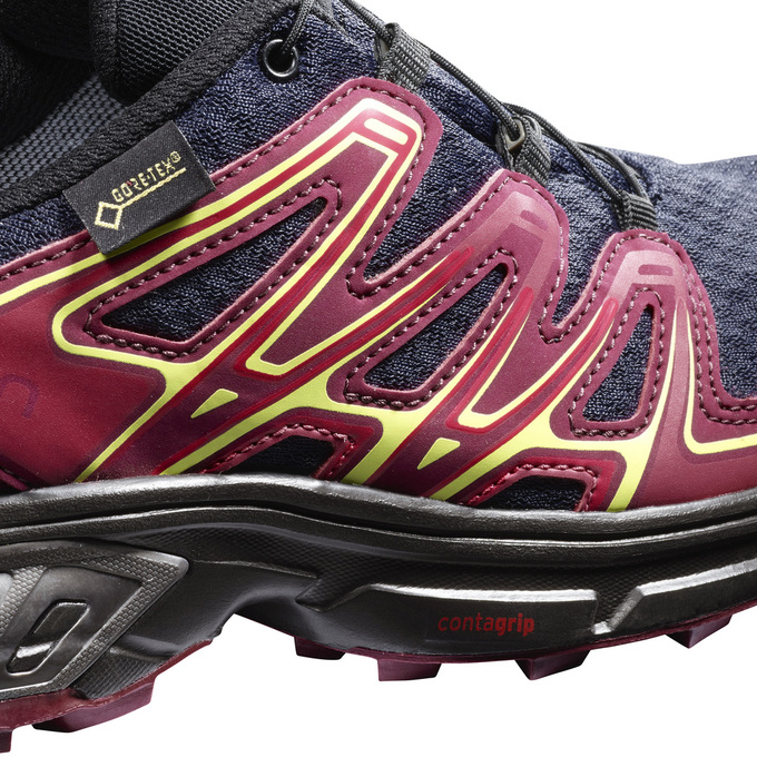 Women's Salomon WINGS FLYTE 2 GTX W Trail Running Shoes Pink / Navy | 4530WXBNZ