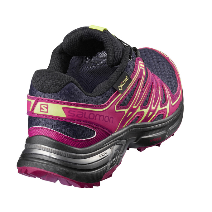 Women's Salomon WINGS FLYTE 2 GTX W Trail Running Shoes Pink / Navy | 4530WXBNZ