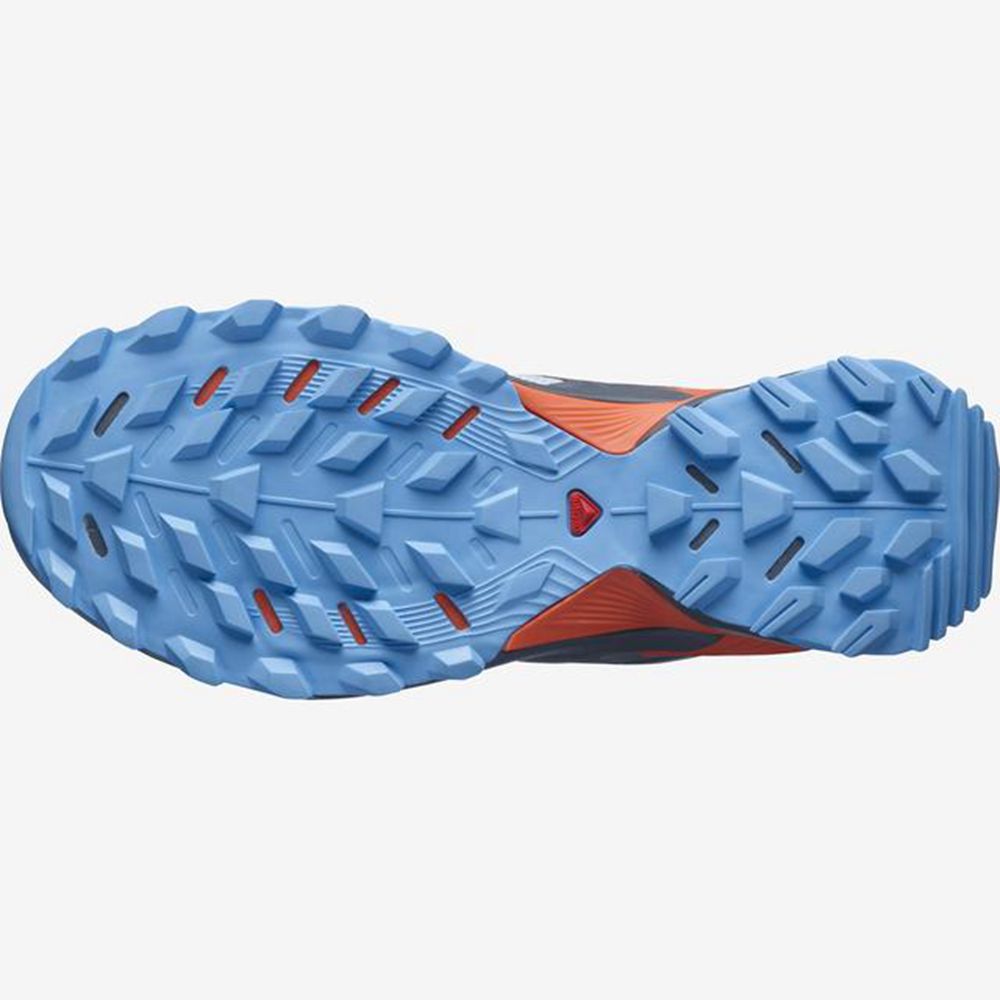 Women's Salomon WINGS SKY Trail Running Shoes Blue | KNELBA-361