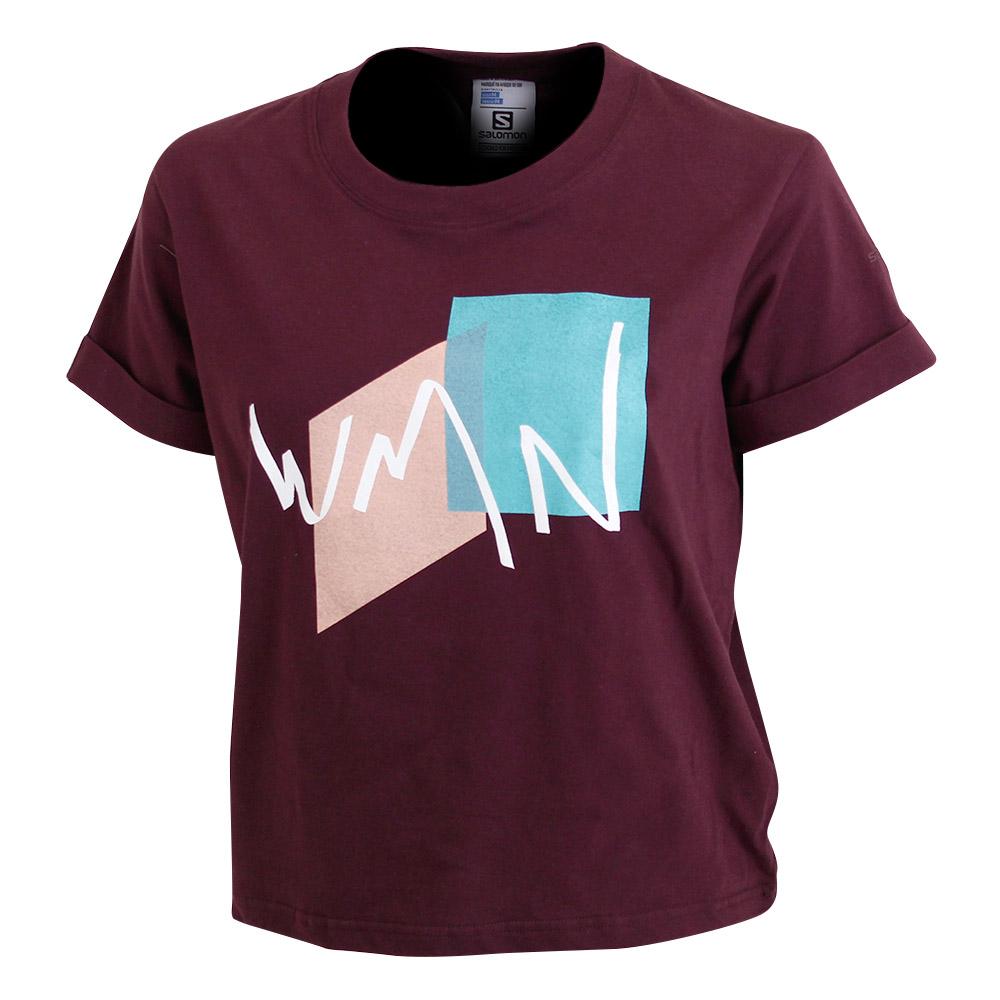 Women's Salomon WMN CROPPED TEE T Shirts Multicolor | XBUAPV-276