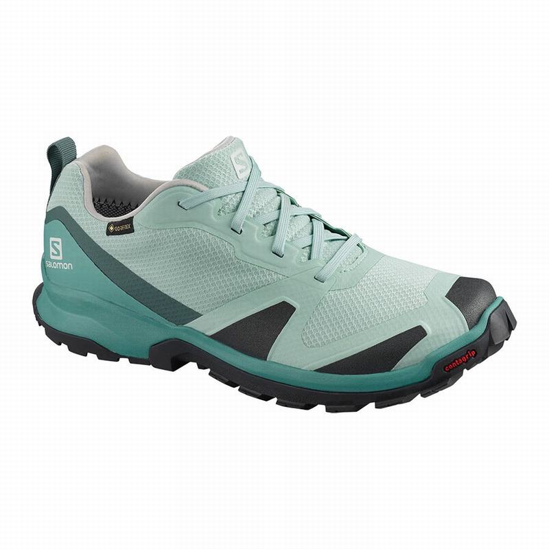 Women\'s Salomon XA COLLIDER GTX W Trail Running Shoes Turquoise | 5798BLERH