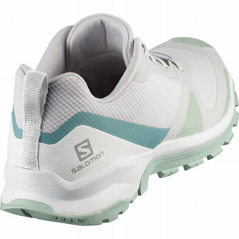 Women's Salomon XA COLLIDER W Trail Running Shoes Grey / Light Turquoise Grey | VZKNLF-503