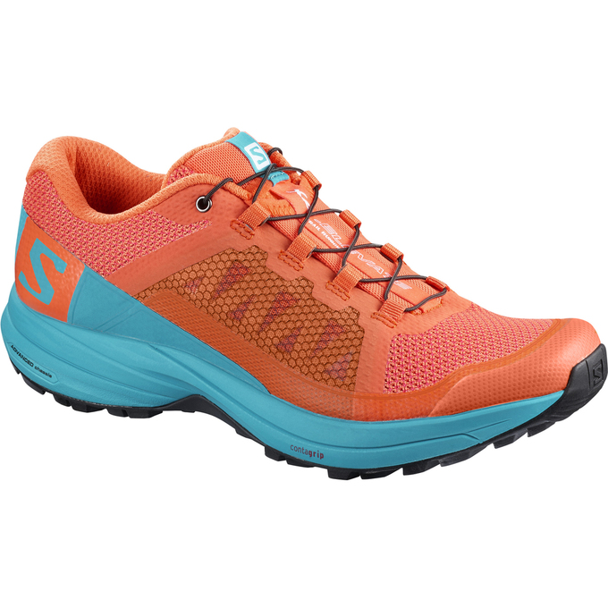 Women\'s Salomon XA ELEVATE W Trail Running Shoes Orange / Blue | 8309PTVBE