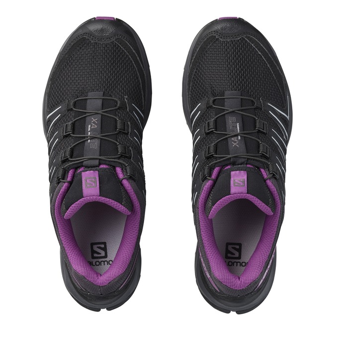 Women's Salomon XA LITE W Trail Running Shoes Black / Purple | 0813FOPDA