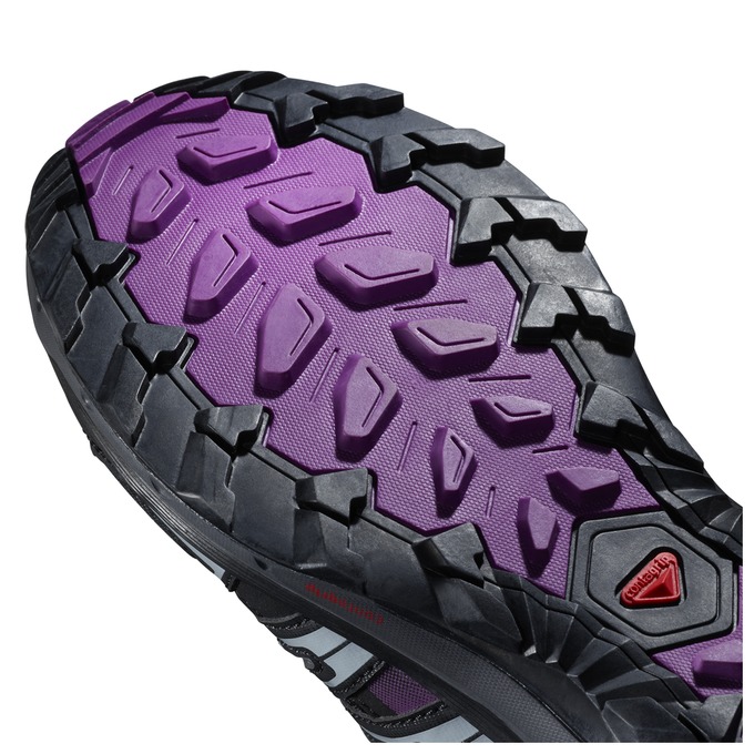 Women's Salomon XA LITE W Trail Running Shoes Black / Purple | 0813FOPDA