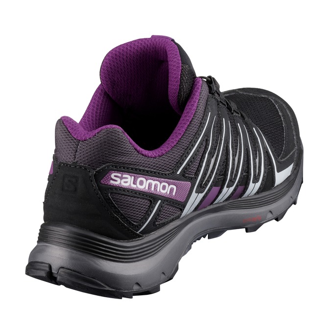 Women's Salomon XA LITE W Trail Running Shoes Black / Purple | 0813FOPDA