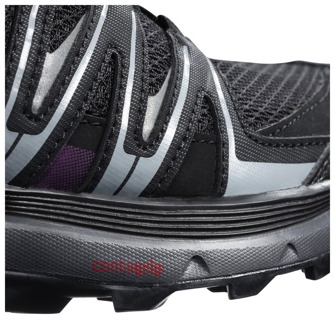 Women's Salomon XA LITE W Trail Running Shoes Black / Purple | 0813FOPDA