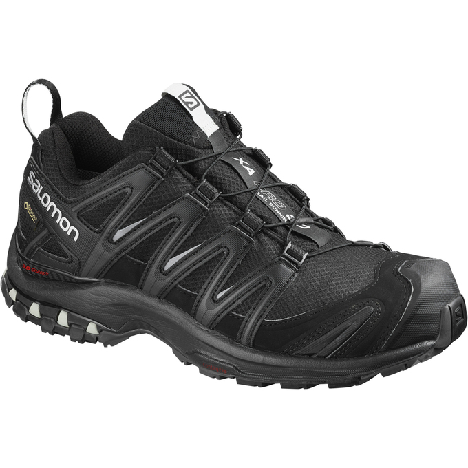 Women\'s Salomon XA PRO 3D GTX W Trail Running Shoes Black | 2541CGUPQ