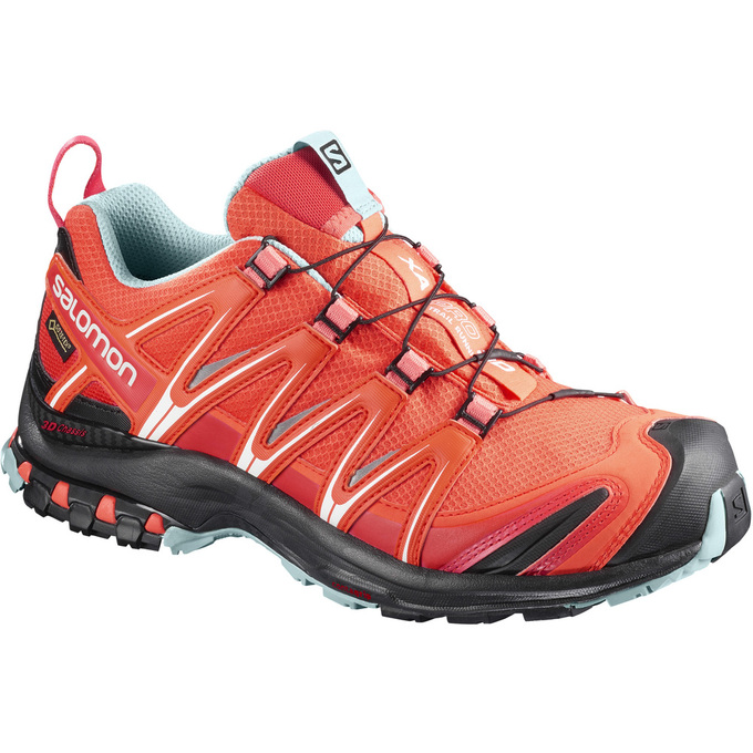 Women\'s Salomon XA PRO 3D GTX W Trail Running Shoes Orange | 4872CYFBN