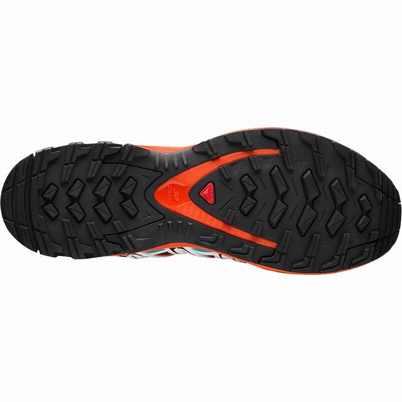 Women's Salomon XA PRO 3D Trail Running Shoes Black / Red Orange | 0957PIZXO