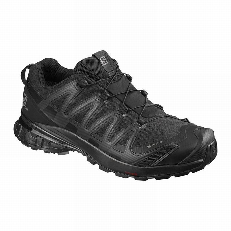 Women\'s Salomon XA PRO 3D V8 GORE-TEX Hiking Shoes Black | JDIFAZ-642