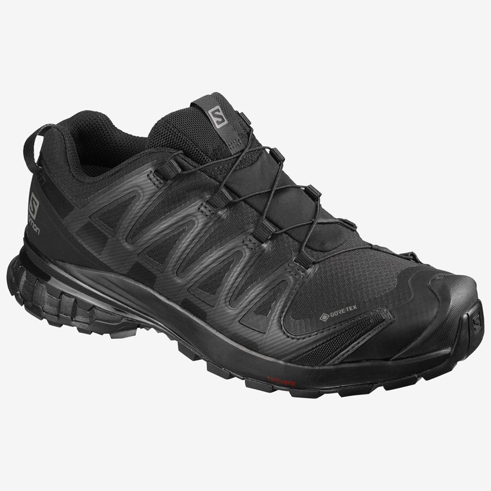 Women\'s Salomon XA PRO 3D V8 GORE TEX Hiking Shoes Black | QDEVFT-168