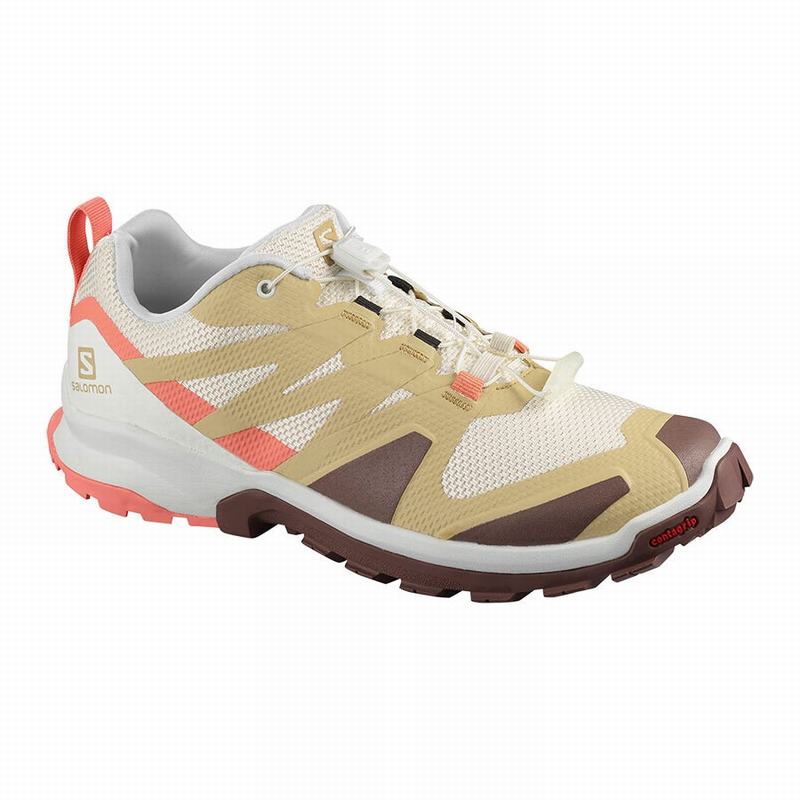 Women\'s Salomon XA ROGG W Trail Running Shoes Beige / Khaki | 8692MDGRO