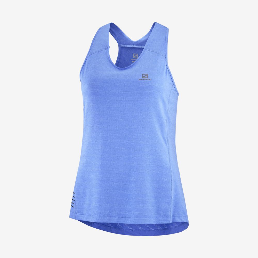 Women's Salomon XA W Tank Marina | CGKFNR-230