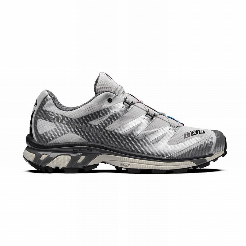 Women\'s Salomon XT-4 ADVANCED Trail Running Shoes Silver Metal / Grey | 7092UMEXO