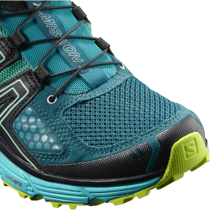 Women's Salomon X-MISSION 3 W Trail Running Shoes Turquoise | 1248ZMTSJ