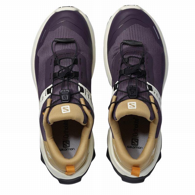Women's Salomon X RAISE Hiking Shoes Purple | AQVFCW-946