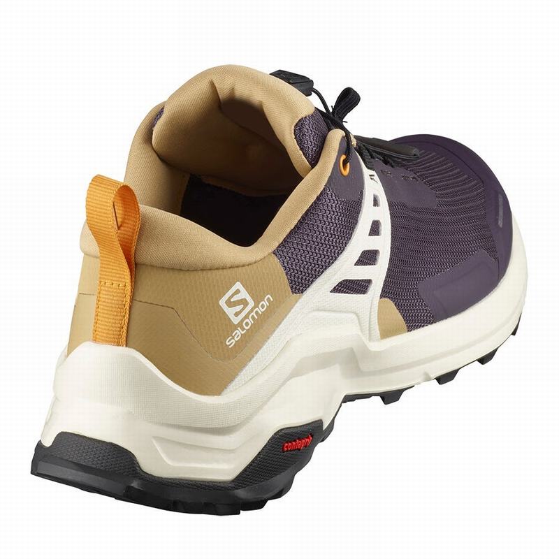 Women's Salomon X RAISE Hiking Shoes Purple | AQVFCW-946