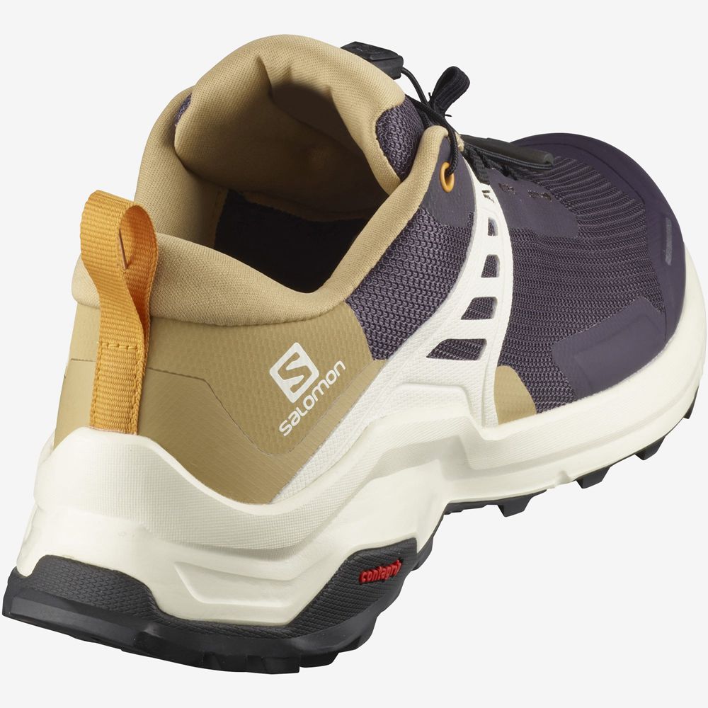 Women's Salomon X RAISE Hiking Shoes Purple | GADLZM-618