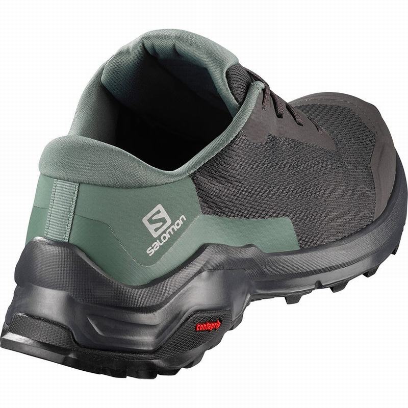 Women's Salomon X REVEAL Hiking Shoes Dark Grey / Green | APFLRU-234