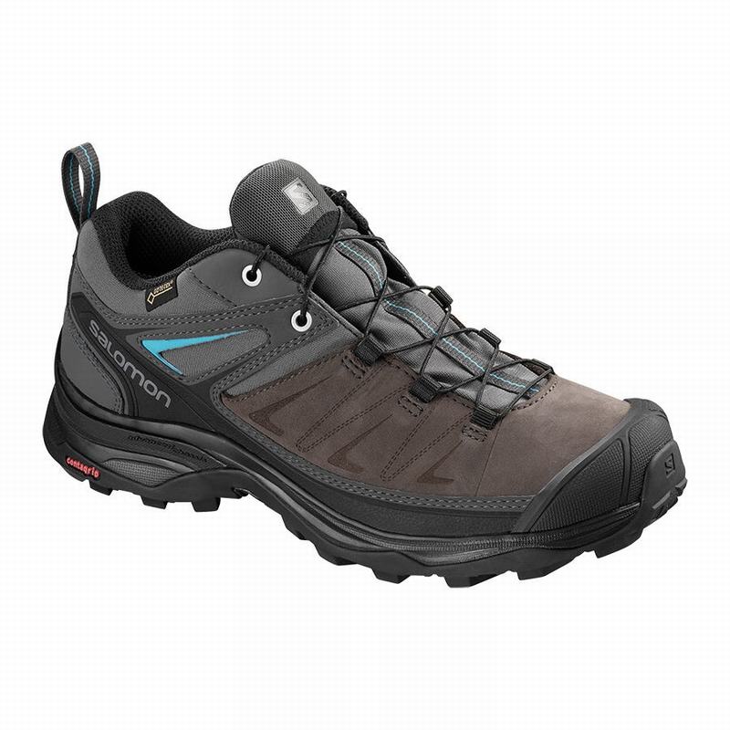 Women\'s Salomon X ULTRA 3 LTR GTX W Hiking Shoes Grey | RAIOFS-732