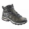 Women's Salomon X ULTRA 3 MID GORE-TEX Hiking Boots Black / Coral | QYTZOM-620