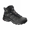 Women's Salomon X ULTRA 3 MID GORE-TEX Hiking Boots Black | TGBAVQ-378