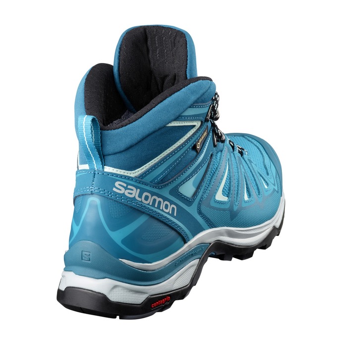 Women's Salomon X ULTRA 3 MID GTX W Hiking Shoes Grey | COBVPL-097